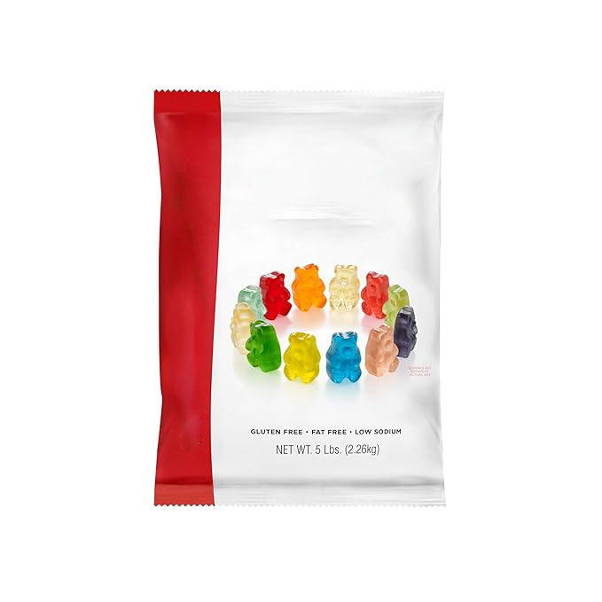 Fun-Shaped Soft & Chewy Gummies, Fat-Free and Non-Sticky, Made for Sharing