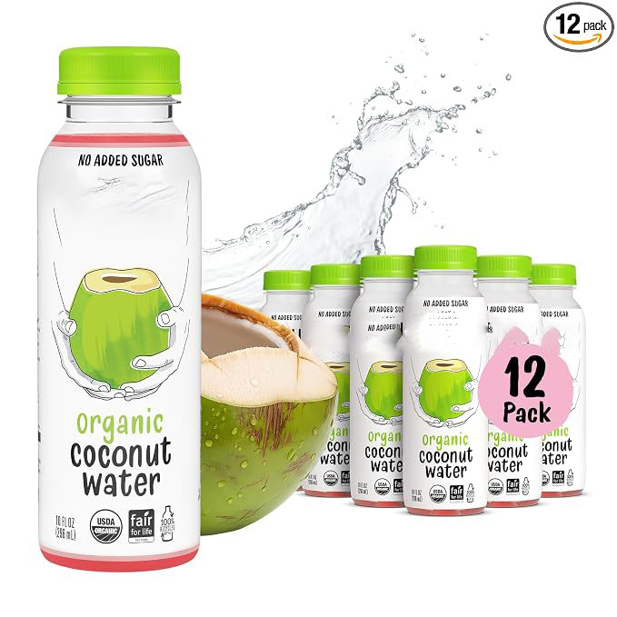 Organic Coconut Water – 100% Natural, No Additives, Natural Electrolyte Hydration