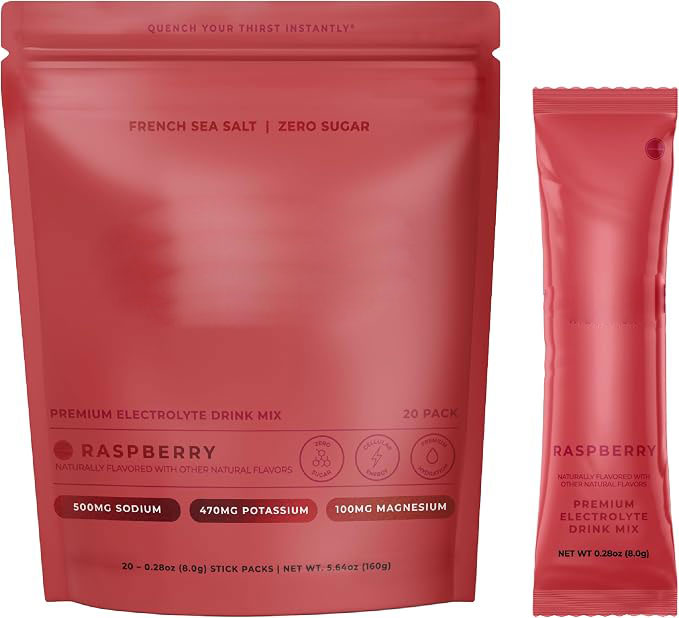 Sugar-Free Electrolyte Hydration Stick Packs – Supports Post-Workout Recovery & Cognitive Function
