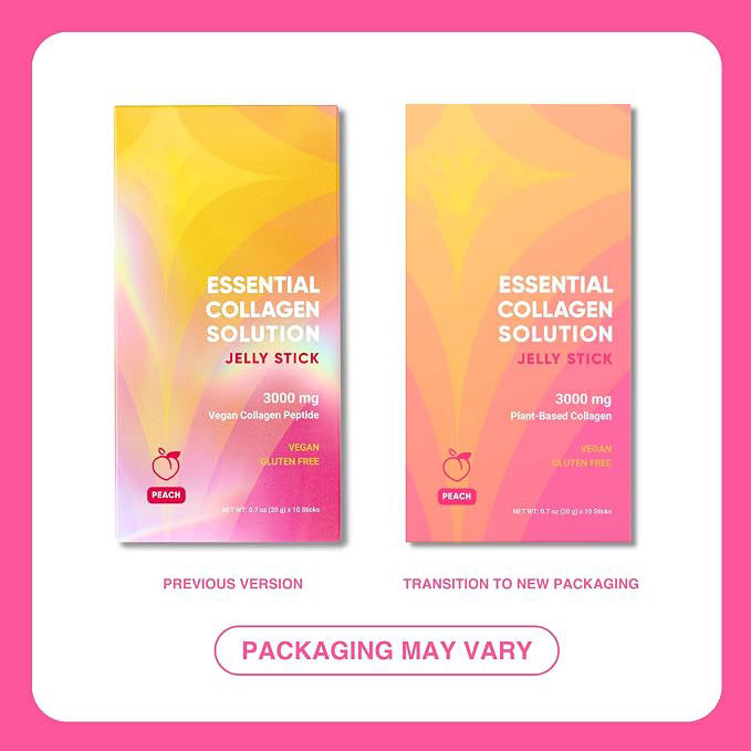 Collagen Jelly Sticks for Skin Support, with Vitamins, Minerals & Antioxidants — For All Adults