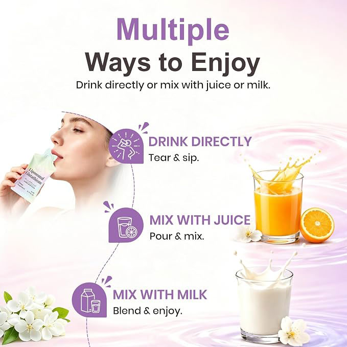 Women’s Collagen & Glutathione Supplement with Hyaluronic Acid and Vitamin C for Brighter-Looking Skin