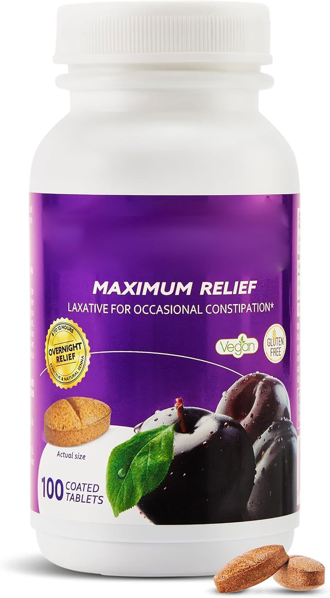 Maximum-Relief Senna Laxative Tablets | Gentle Relief for Occasional Constipation