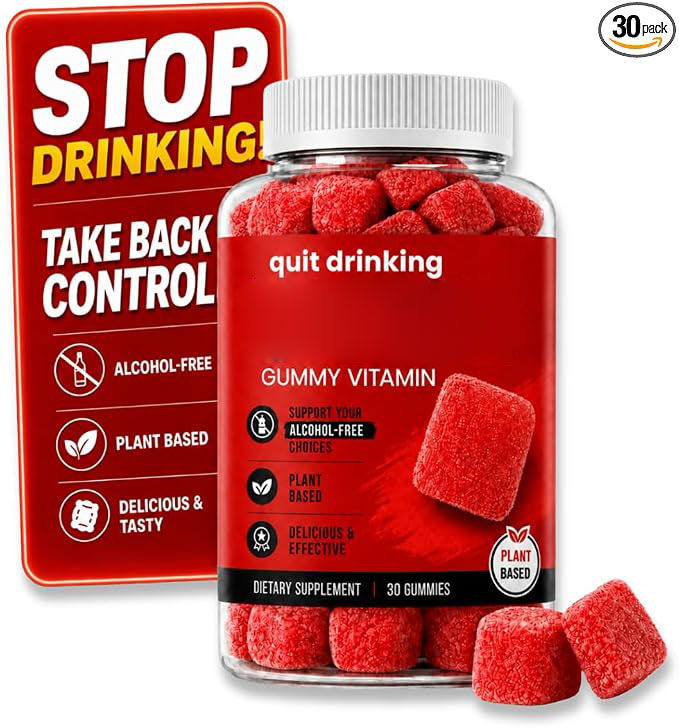 Alcohol Support Gummies | Drug-Free, Plant-Based Formula | Helps Manage Cravings & Supports Healthy Choices