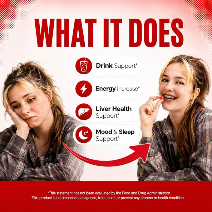 Alcohol Support Gummies | Drug-Free, Plant-Based Formula | Helps Manage Cravings & Supports Healthy Choices