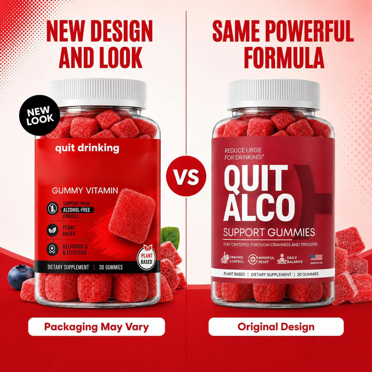 Alcohol Support Gummies | Drug-Free, Plant-Based Formula | Helps Manage Cravings & Supports Healthy Choices