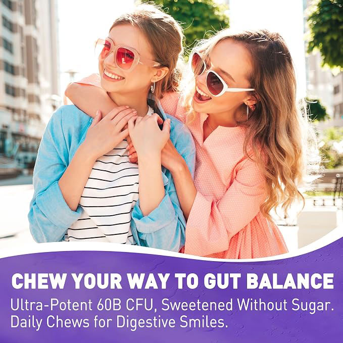 Probiotic Gummies for Adults | Daily Gut & Digestive Health Support,Supports Regularity,Supports a Healthy Gut Microbiome