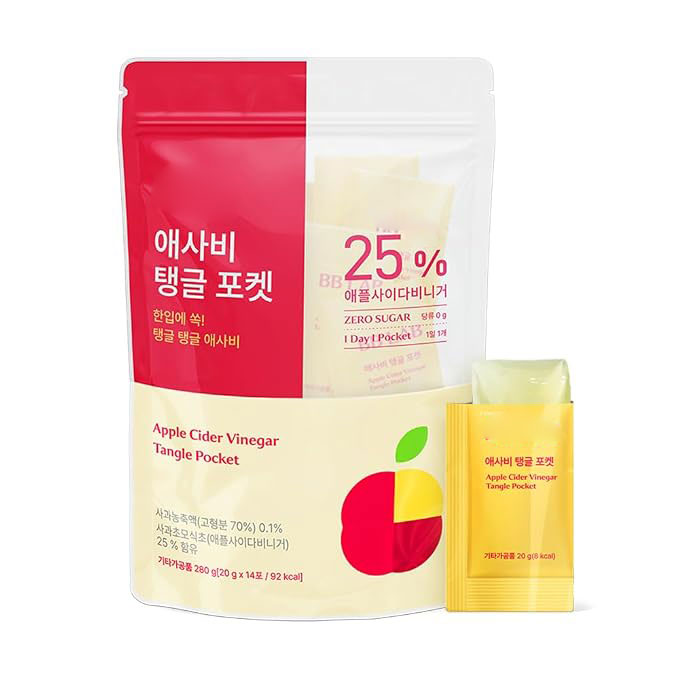 Apple Cider Vinegar Jelly Sticks, Convenient Apple-Flavored ACV Supplement with Dietary Fiber for Digestive Health Support
