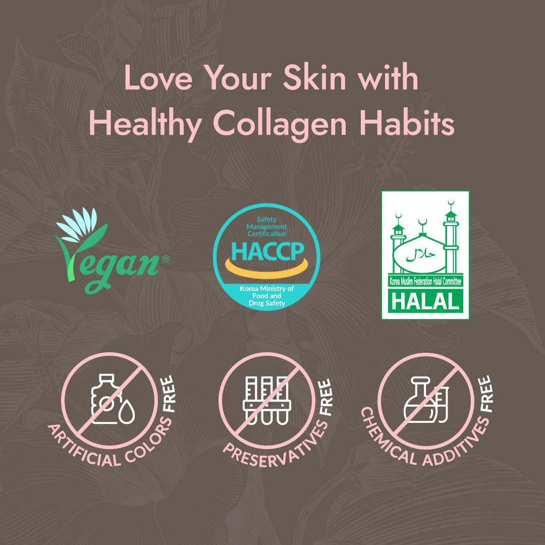 Collagen Jelly Snacks with Vitamin C, Hyaluronic Acid, Biotin & Glutathione | Skin Support