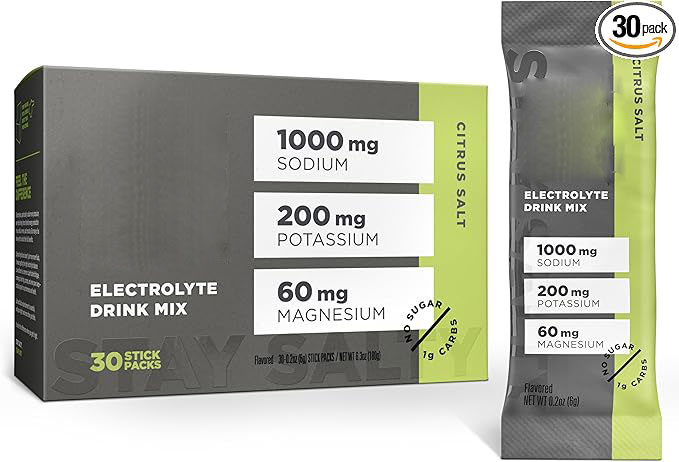 Zero-Sugar Electrolyte Drink Mix | Gluten-Free, Keto, Paleo & Vegan | Daily Hydration Support