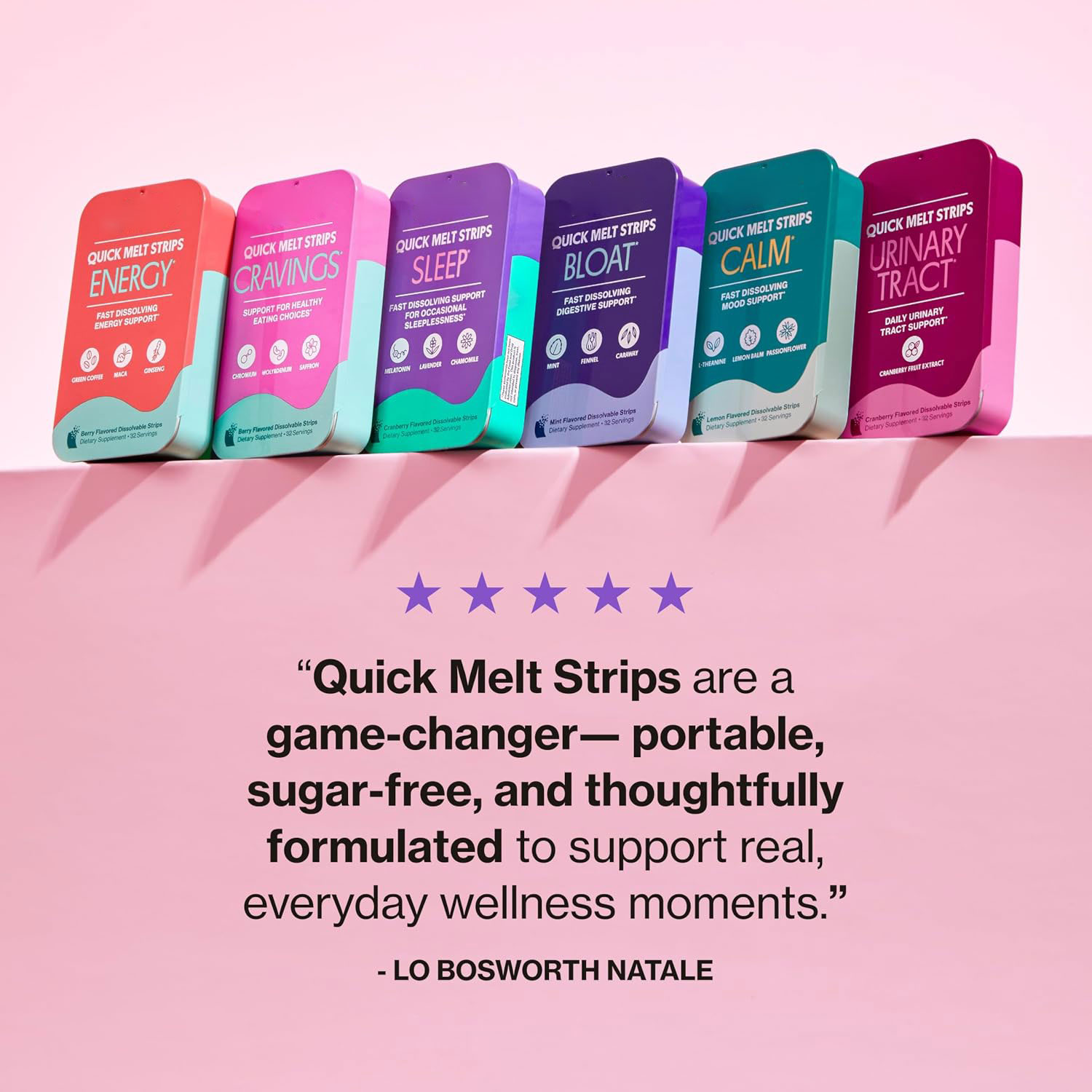 Sleep Quick-Melt Strips | No Water Needed | Natural Sleep Support | Vegan & Non-GMO