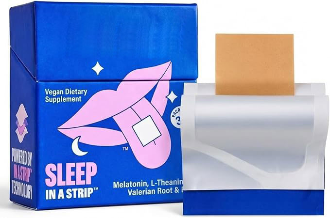 Melatonin Quick-Melt Sleep Strips | Fast-Dissolving, No Water Needed | Sleep & Relaxation Support