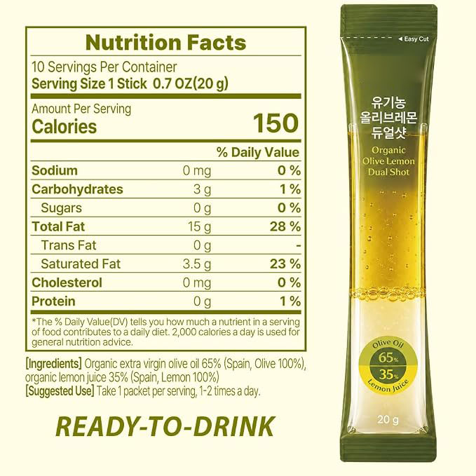 Organic Olive Oil & Lemon Oil Duo | Assorted Flavors | Individually Packaged & Travel-Friendly