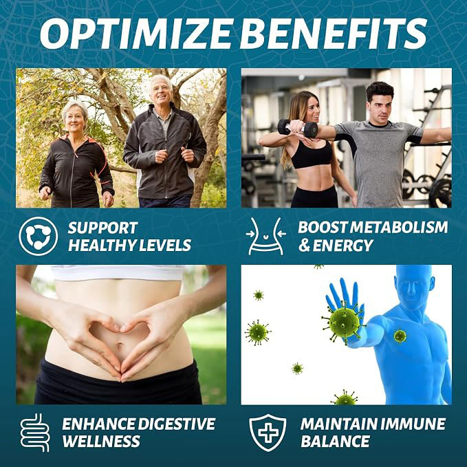 Berberine HCl Capsules | Digestive, Liver & Immune Support | Energy & Weight Management Support